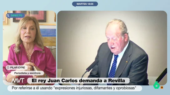 La teoría de Pilar Eyre y Apezarena sobre el enfado del rey Juan Carlos con Zarzuela que salpica a su nieta Leonor La teoría de Pilar Eyre y Apezarena sobre el enfado del rey Juan Carlos con Zarzuela que salpica a su nieta Leonor