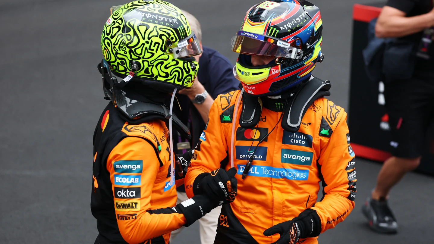 Lando Norris y Oscar Piastri Lando Norris y Oscar Piastri
