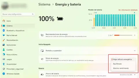 Optimizando la energía en Windows Optimizando la energía en Windows