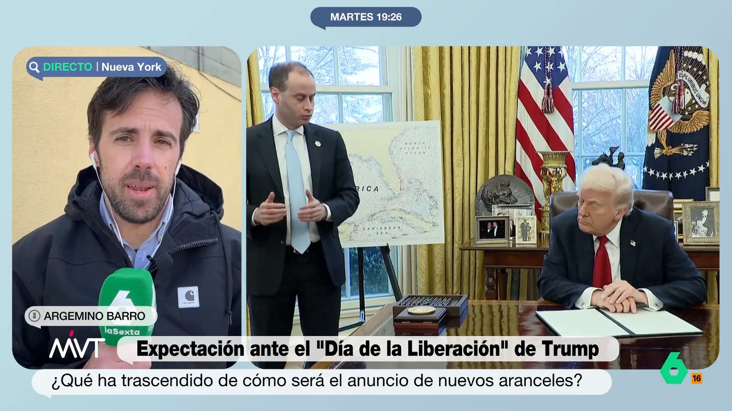 Argemino Barro sobre la visión que tiene Trump de los aranceles: "Los considera un instrumento casi mágico" El periodista indica que muchos economistas han manifestado su desacuerdo con los aranceles que pretende imponer Donald Trump al igual que los mercados. El presidente de Estados Unidos anunciará estos nuevos aranceles coincidiendo con el cierre de los mercados.