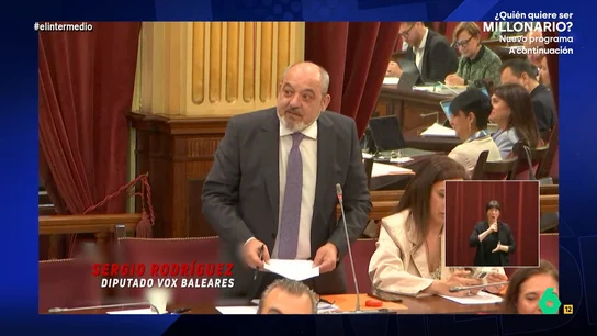 Wyoming, al diputado de Vox que celebra el golpe de Franco en el Parlament: "Estos son los que se hacen llamar demócratas" Dani Mateo y Wyoming analizan en este vídeo el bochornoso momento en el que un diputado de Vox celebraba hoy el día de la victoria de los nacionales en la Guerra Civil en el Parlament de Baleares.