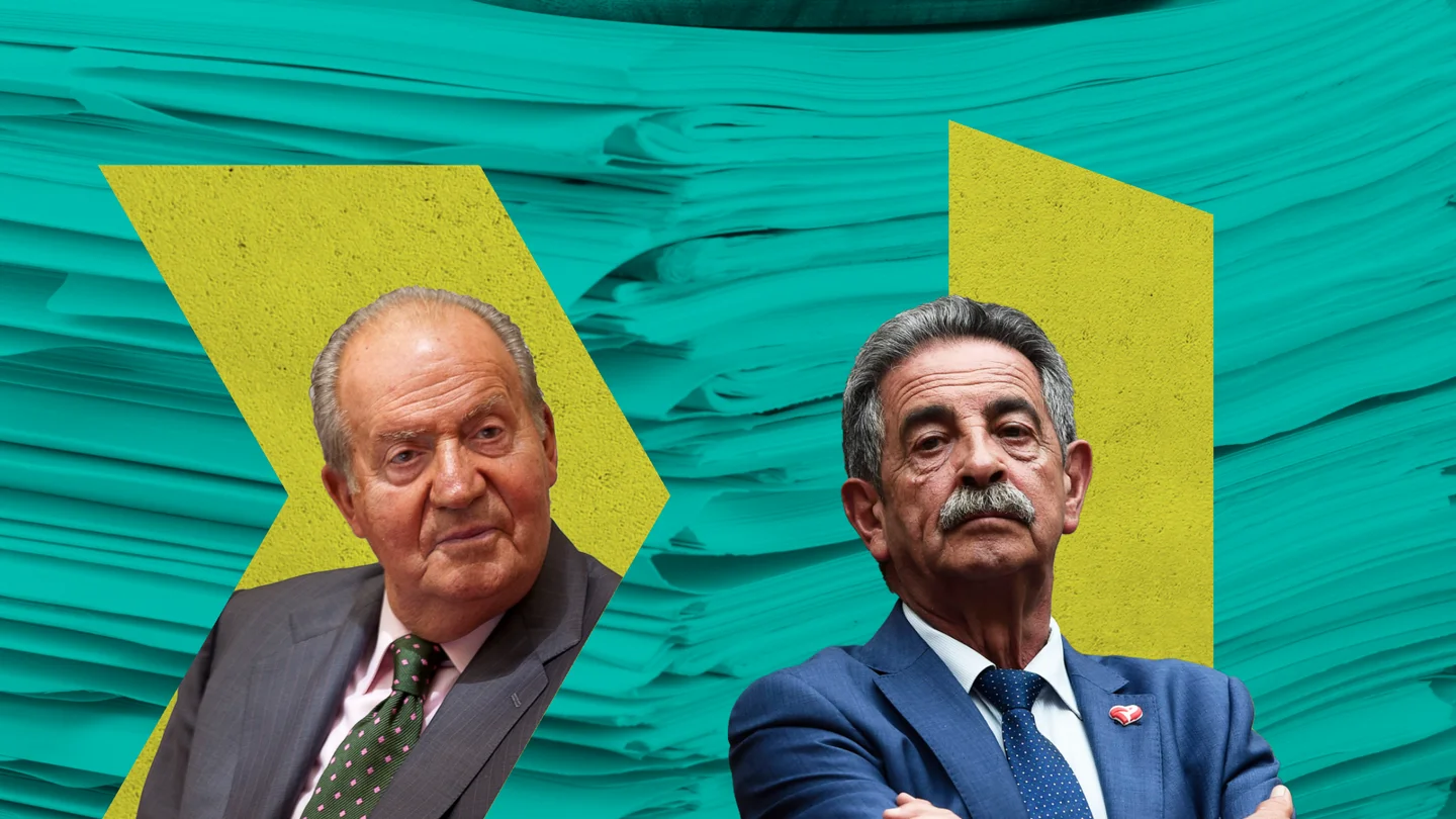 Juan Carlos I y Miguel Ángel Revilla. Juan Carlos I y Miguel Ángel Revilla.