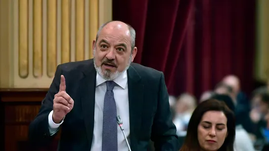 Imagen de archivo del diputado de Vox en el Parlament balear, Sergio Rodríguez. Imagen de archivo del diputado de Vox en el Parlament balear, Sergio Rodríguez.