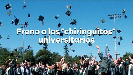 Freno a los "chiringuitos" universitarios Freno a los "chiringuitos" universitarios
