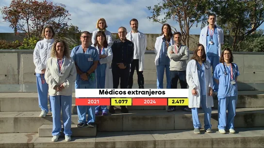 El número de sanitarios migrantes ha aumentado un 124% en los últimos años. El número de sanitarios migrantes ha aumentado un 124% en los últimos años.