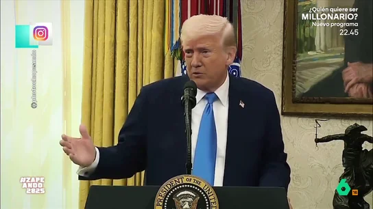 Los zapeadores analizan el vídeo viral de Donald Trump 'cantando' a lo Chiquito de la Calzada: "Soy Condemor" Los zapeadores analizan el vídeo viral de Donald Trump 'cantando' a lo Chiquito de la Calzada: "Soy Condemor"