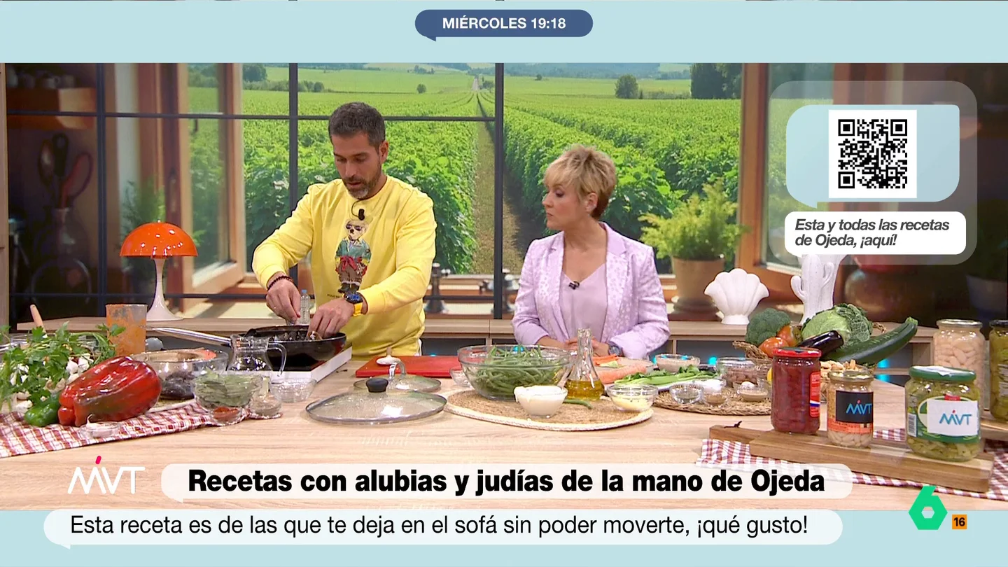 ¿Se pueden comer alubias y judías por la noche? El nutricionista Pablo Ojeda lo aclara en Más Vale Tarde El nutricionista visita el programa con varias propuestas que tienen como ingrediente principal las judías y las alubias. Un ingrediente muy versátil perfecto para elaborar recetas deliciosas y muy nutritivas.