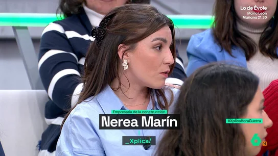 XPLICA Nerea Marín, empresaria: "Los impuestos son asfixiantes para los empresarios; las ganancias que obtiene el Gobierno las reparte inadecuadamente" XPLICA Nerea Marín, empresaria: "Los impuestos son asfixiantes para los empresarios; las ganancias que obtiene el Gobierno las reparte inadecuadamente"