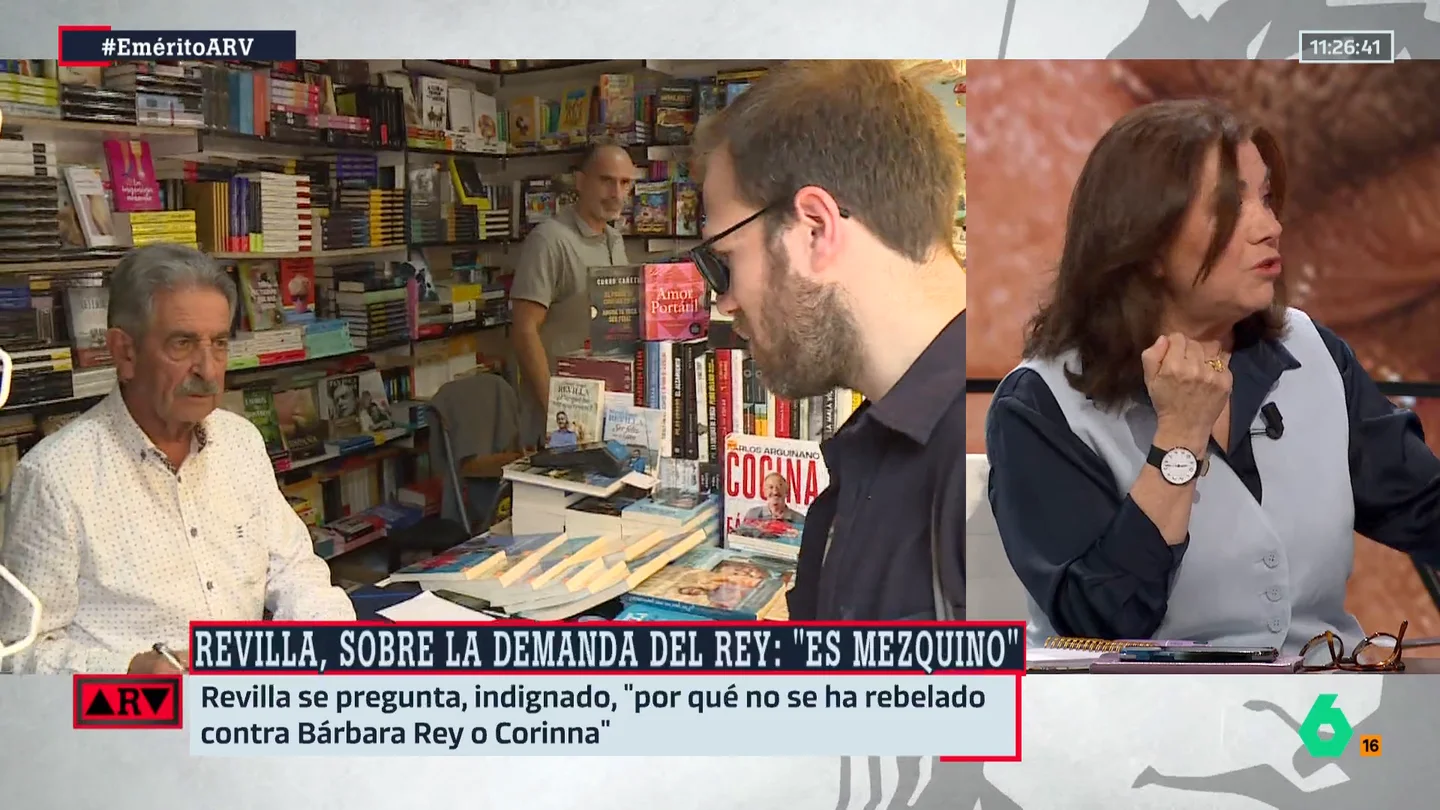 Lucía Méndez, sobre la demanda de Juan Carlos I: "Revilla puede representar a todo el pueblo español" Lucía Méndez, sobre la demanda de Juan Carlos I: "Revilla puede representar a todo el pueblo español"
