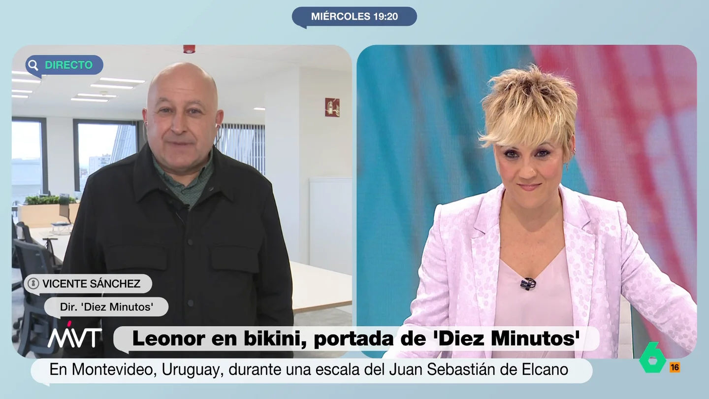 Vicente Sánchez, de 'Diez Minutos', revela cómo negociaron las fotos de Leonor: "Tras cinco reuniones, llegamos a un acuerdo" Vicente Sánchez, de 'Diez Minutos', revela cómo negociaron las fotos de Leonor: "Tras cinco reuniones, llegamos a un acuerdo"