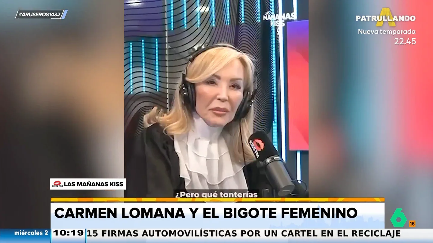 Carmen Lomana, a la tendencia del bigote femenino: "No soy nada peluda, solamente donde corresponde" Carmen Lomana, a la tendencia del bigote femenino: "No soy nada peluda, solamente donde corresponde"