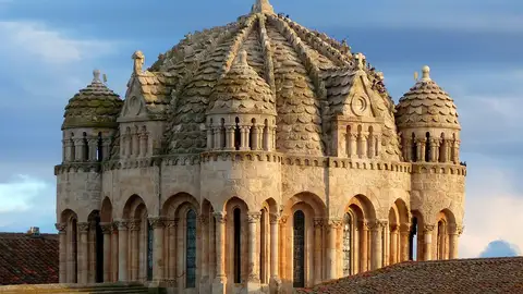 Detalle de la catedral de Zamora Detalle de la catedral de Zamora