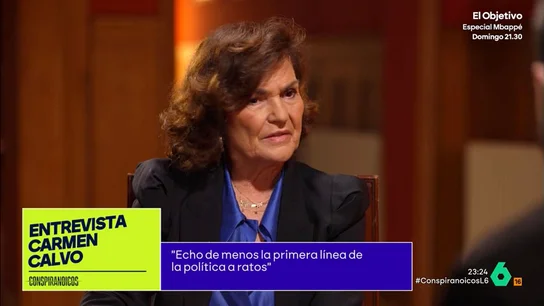 Carmen Calvo: "Tenemos que estar siempre listos para defender la democracia con la verdad como espacio de debate" Carmen Calvo: "Tenemos que estar siempre listos para defender la democracia con la verdad como espacio de debate"