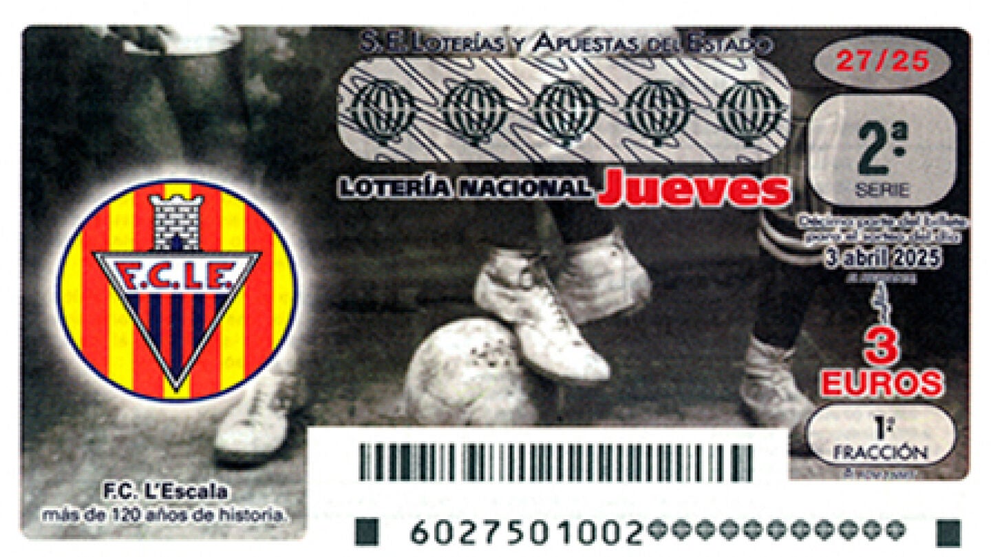 Décimo de la Lotería Nacional del jueves 3 de abril de 2025.