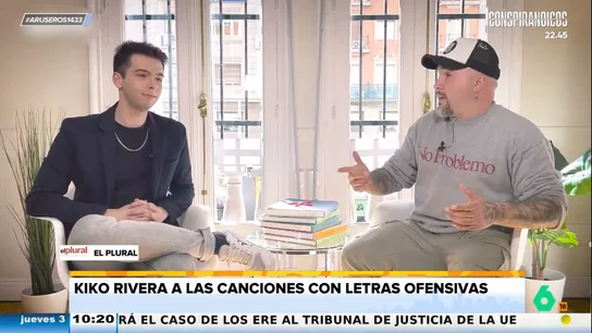 Kiko Rivera, a las canciones con letras ofensiva: "¡Es una barbaridad! No quiero que mis hijos me vean cantar eso" Kiko Rivera, a las canciones con letras ofensiva: "¡Es una barbaridad! No quiero que mis hijos me vean cantar eso"
