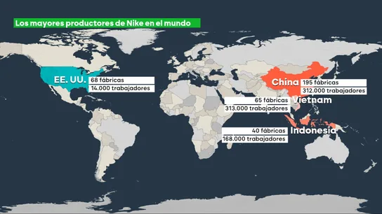 Trump y su idea de que todas las empresas fabriquen en EEUU: un deseo que se desmonta con el modelo de Nike, Apple o Ford Trump y su idea de que todas las empresas fabriquen en EEUU: un deseo que se desmonta con el modelo de Nike, Apple o Ford