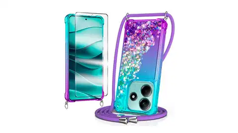 Funda con purpurina Funda con purpurina