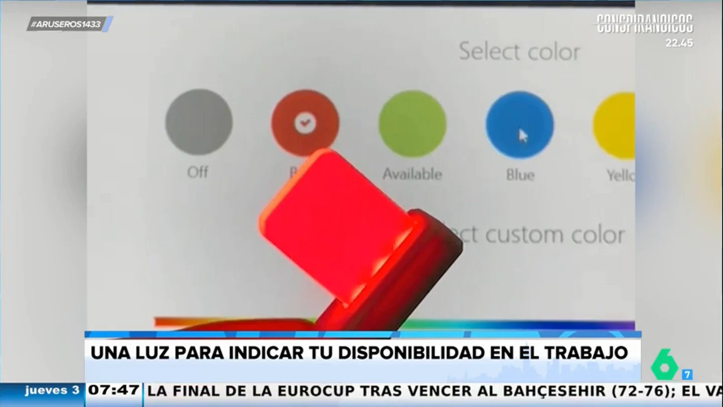 Patricia Benítez, al invento que indica tu disponibilidad en el trabajo: "¡Siempre hay trepas!" Patricia Benítez, al invento que indica tu disponibilidad en el trabajo: "¡Siempre hay trepas!"