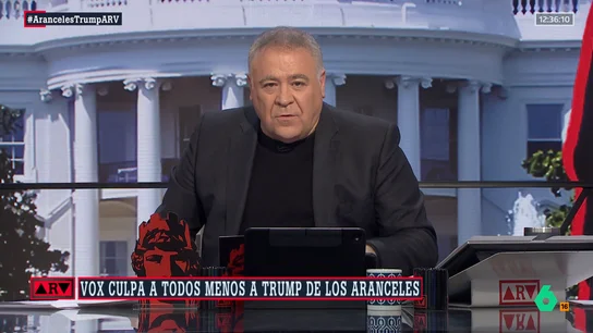 Ferreras califica de "alucinante" la postura de Vox con Trump: "Sigue asumiendo sus tesis" Ferreras califica de "alucinante" la postura de Vox con Trump: "Sigue asumiendo sus tesis"