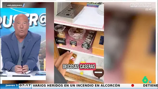 Alfonso Arús, tras ver lo que dejan en Suiza en las entradas de las casas: "Es fantástico, pero si la gente es generosa"  Alfonso Arús, tras ver lo que dejan en Suiza en las entradas de las casas: "Es fantástico, pero si la gente es generosa"