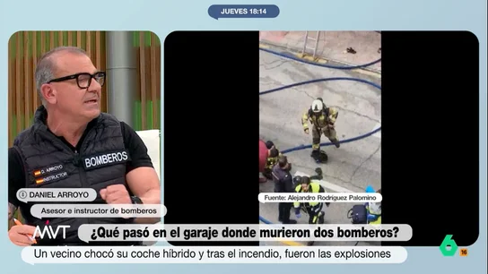 Un bombero, sobre el incendio en Alcorcón: "Aparte de que no ves nada, los gases de combustión son de una temperatura brutal" Un bombero, sobre el incendio en Alcorcón: "Aparte de que no ves nada, los gases de combustión son de una temperatura brutal"
