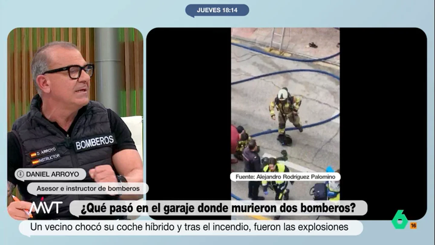Un bombero, sobre el incendio en Alcorcón: "Aparte de que no ves nada, los gases de combustión son de una temperatura brutal" Un bombero, sobre el incendio en Alcorcón: "Aparte de que no ves nada, los gases de combustión son de una temperatura brutal"