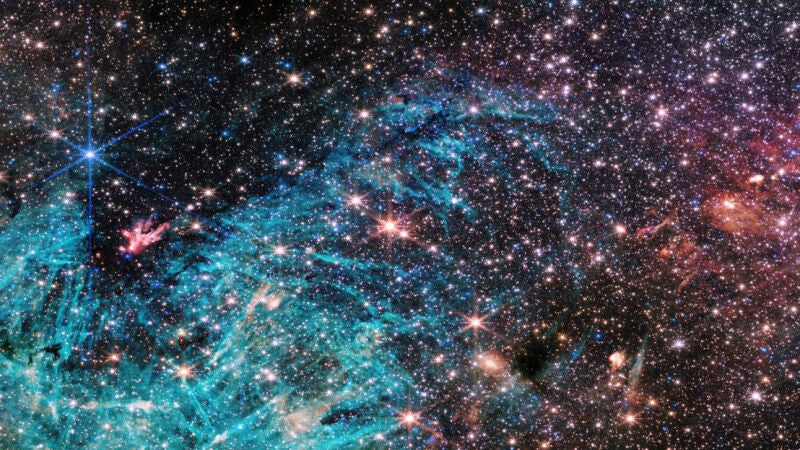 El James Webb desvela cómo nacen estrellas en el corazón de la Vía Láctea
