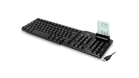 Teclado con lector Ewent  Teclado con lector Ewent