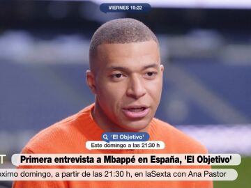 Kylian Mbapp&eacute;, durante su entrevista en El Objetivo