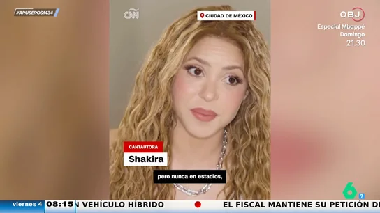Shakira anuncia nuevos conciertos en EEUU con apariciones sorpresa: "He llamado a Alejandro Sanz, Chris Martin..." Shakira anuncia nuevos conciertos en EEUU con apariciones sorpresa: "He llamado a Alejandro Sanz, Chris Martin..."