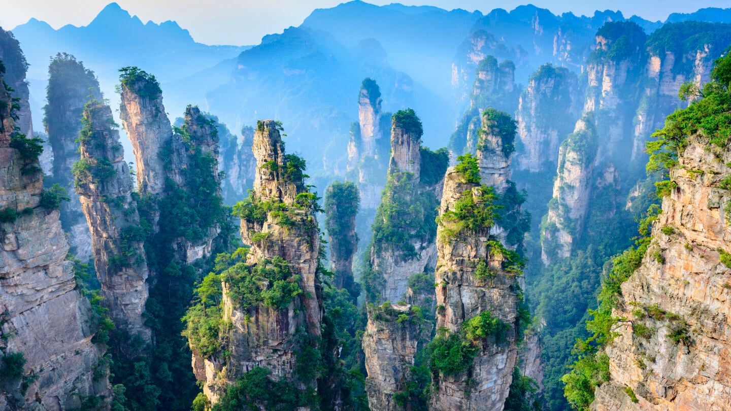 Parque Nacional de Zhangjiajie, en China