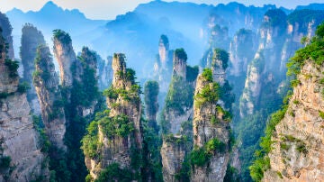 Parque Nacional de Zhangjiajie, en China