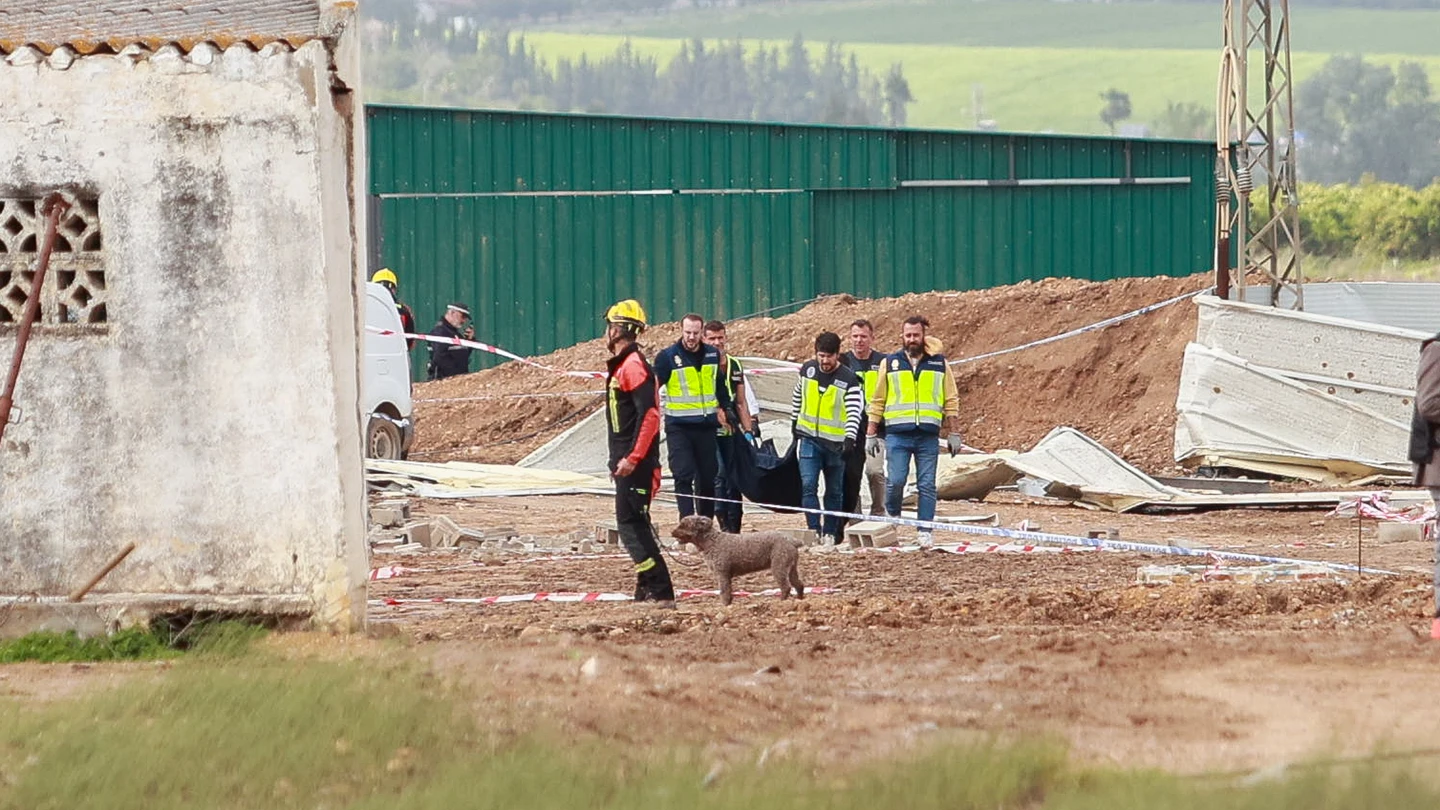 Un tornado, posible causa del derrumbe que ha provocado tres muertes en Coria del Río (Sevilla) Un tornado, posible causa del derrumbe que ha provocado tres muertes en Coria del Río (Sevilla)