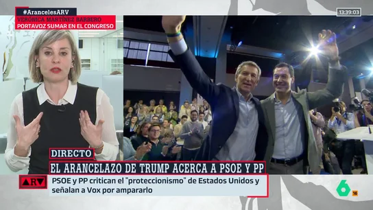 Veronica Martínez Barbero analiza la postura del PP: “Dicen estar en contra de Trump pero pactan con sus súbditos” Veronica Martínez Barbero analiza la postura del PP: “Dicen estar en contra de Trump pero pactan con sus súbditos”