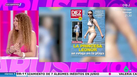 Angie Cárdenas estalla contra los que analizan el cuerpo de Leonor: "Amplían la foto y van centímetro a centímetro" Angie Cárdenas estalla contra los que analizan el cuerpo de Leonor: "Amplían la foto y van centímetro a centímetro"