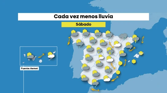 La borrasca Nuria se aleja de la península aunque dejará precipitaciones leves durante todo el fin de semana La borrasca Nuria se aleja de la península aunque dejará precipitaciones leves durante todo el fin de semana