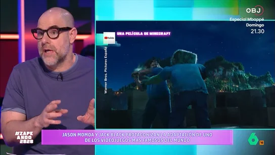 Alberto Rey, sobre 'Una película de Minecraft': "Francamente, no entiendo por qué existe esta película" La película, basada en el popular videojuego, está protagonizada por Jack Black y Jason Momoa. El periodista cuenta que el film es la gran esperanza para recuperar la taquilla después del batacazo de 'Blancanieves'".