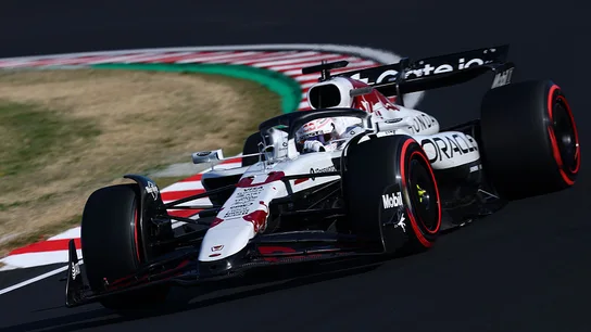 Max Verstappen durante la clasificación del GP de Japón 2025 Max Verstappen durante la clasificación del GP de Japón 2025