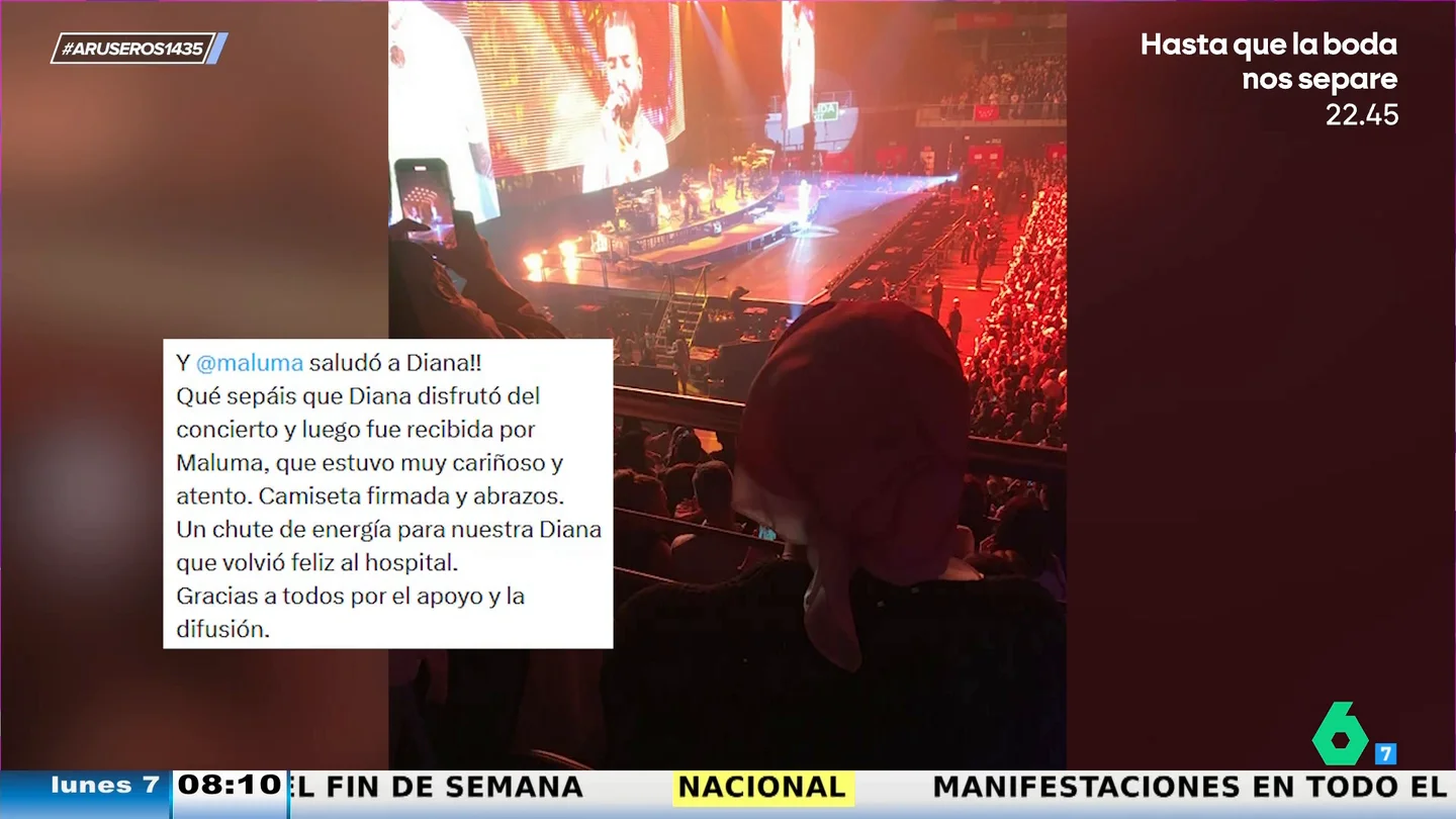 Maluma cumple el sueño de una joven con cáncer que compró la entrada a su concierto antes de ser ingresada Maluma cumple el sueño de una joven con cáncer que compró la entrada a su concierto antes de ser ingresada