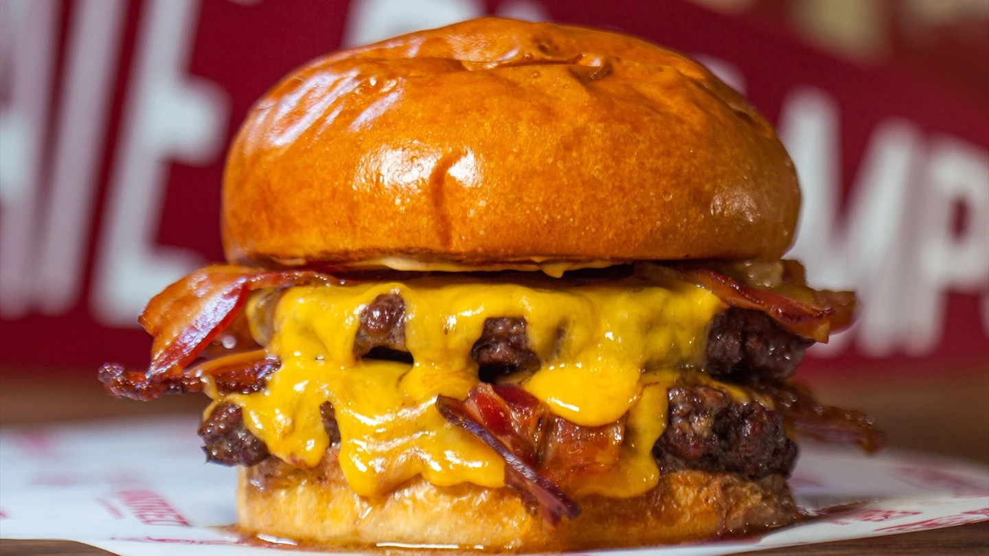 Hamburguesa de Hundred Hamburguesa de Hundred
