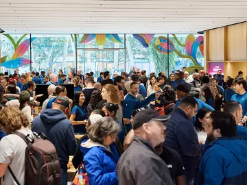 La inauguración de la décima tienda de Apple en Miami, Estados Unidos La inauguración de la décima tienda de Apple en Miami, Estados Unidos