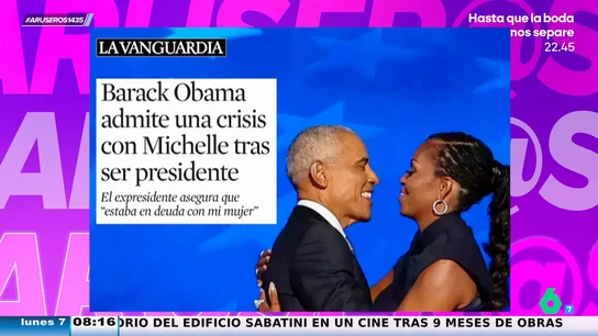 Alfonso Arús, tras reconocer Barack Obama la crisis con Michelle Obama: "Esto está muerto" Alfonso Arús, tras reconocer Barack Obama la crisis con Michelle Obama: "Esto está muerto"