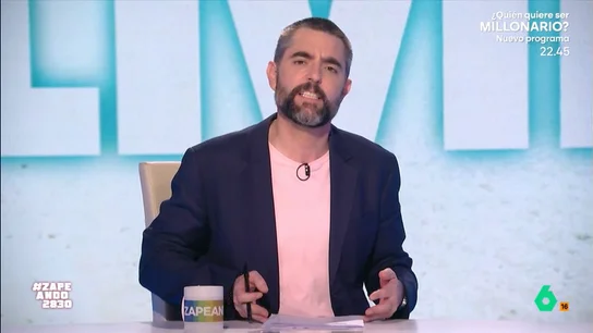 El 'dardo' de Dani Mateo a Francisco Cacho por la llegada de la borrasca Olivier: "Con lo majo que parece es un cenizo" El meteorólogo de laSexta ha visitado Zapeando para dar una mala noticia: hemos de decir adiós al buen tiempo ya que mañana va a llegar a nuestro país una nueva borrasca que dejará importantes lluvias.