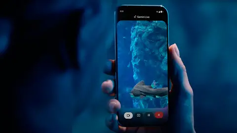 Gemini Live con las nuevas funciones en acción Gemini Live con las nuevas funciones en acción
