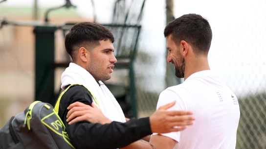 Alcaraz y Djokovic Alcaraz y Djokovic