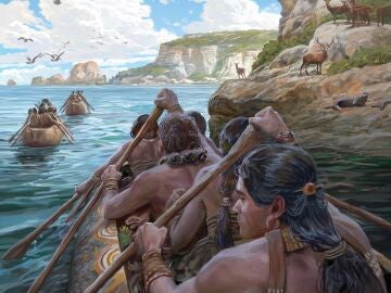 Investigador en el yacimiento