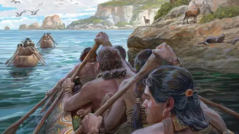 Investigador en el yacimiento Investigador en el yacimiento