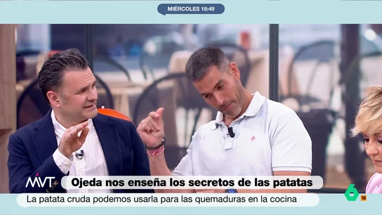 "Tengo patatas en casa que me dan sombra en verano": Iñaki López confiesa su 'problema' al conservar las patatas Pablo Ojeda ha dedicado su sección a la patata. Este tubérculo, como explica el nutricionista, debe conservarse siempre a oscuras y a una temperatura de menos de 11 grados debido a que, a esa temperatura, "se puede deteriorar".
