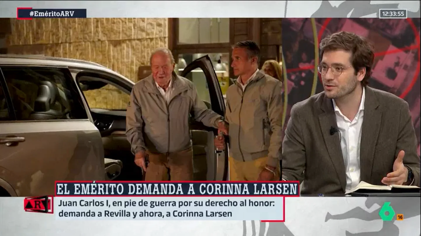 Alan Barroso, sobre el rey emérito: "Si está intentando blanquear su imagen, no hay peor forma de hacerlo" Alan Barroso, sobre el rey emérito: "Si está intentando blanquear su imagen, no hay peor forma de hacerlo"