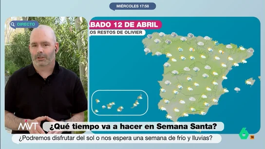 Rubén del Campo, portavoz de la AEMET Rubén del Campo, portavoz de la AEMET